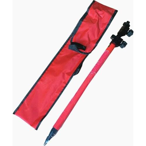 NEW Red 5.9 Ft Knob Lock bubbler 1.8m Length AdiPro Mini Aluminum Prism Pole Seco For Topcon Trimble SOKKIA