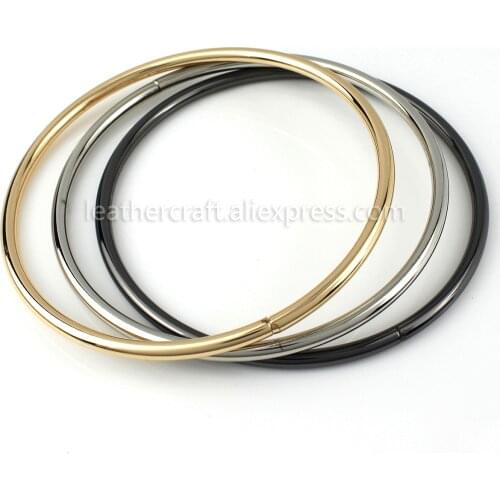 1x Metal Solid O-ring Bag Handle Metal Strap Replacement Handbag Luggage DIY Fashion Hardware Accessories 115mm(4-1/2")