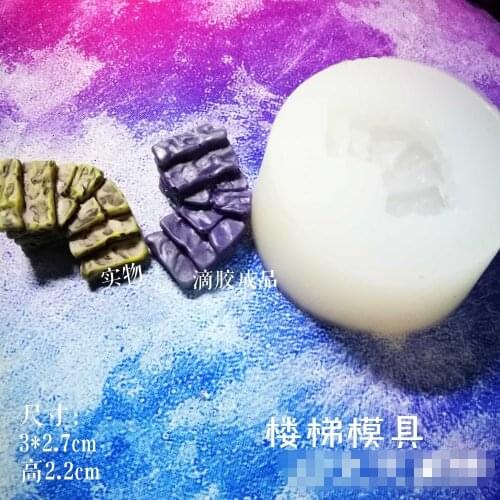 New handmade Silicone Mould Resin Decorative Craft DIY stairs Mold epoxy resin molds for jewelry making tool