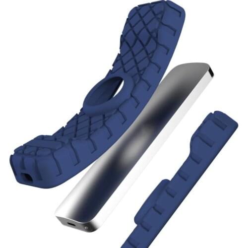 Silicone Remote Control Protective Case For Apple 4K HD TV Siri Remote Anti-Slip Durable Cover For Apple AirTag Shockproof Shell