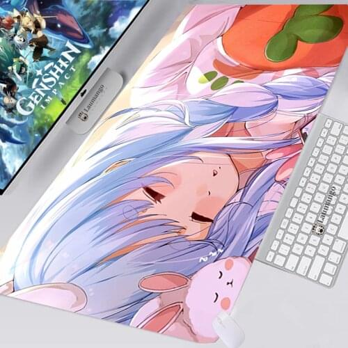 Kawaii Cartoon Hololive Mouse Pad Gaming Accessories ковер Speed Varmilo Keyboard Mousepad Otaku Cute Computer Desk Mat Mausepad