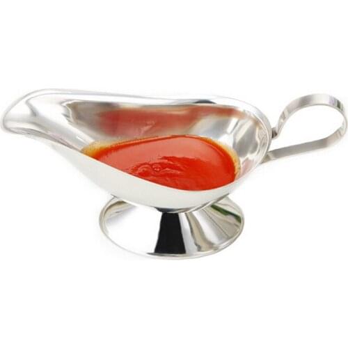 Steak sauce boat juice cup stainless steel Lamp western style juice taste sauce boat 80ML 150ML 240ML