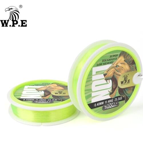 W.P.E Nylon Fishing Line 150m/300m/500m/1000m 0.20mm-0.50mm 7.0lb-37.1lb Japanese Monofilament Fishing Line Fishing accessories