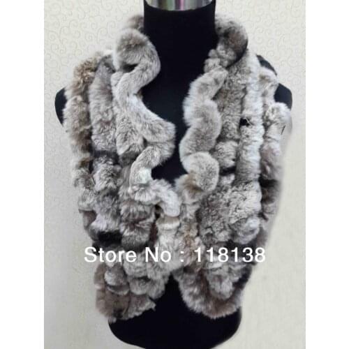 Winter Warm Lace Faux Fur Fashion Scarf Scrunch Twist with Elastic Pull Wrap for Women Color #1~#8, Free Shipping