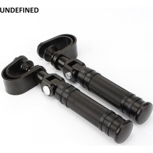 1" 25mm 1.25" 32mmBillet Crash Bar Engine Guard Highway Foot Peg Clamps Mounts Footrest For Harley Davidson Most Motorcycle Pegs