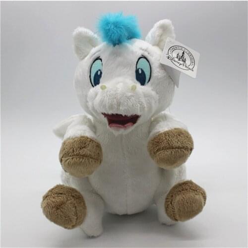 1piece 25cm Original Hercules White Baby Pegasus Plush Toy Soft Stuffed Doll Birthday Christmas New Year Gift
