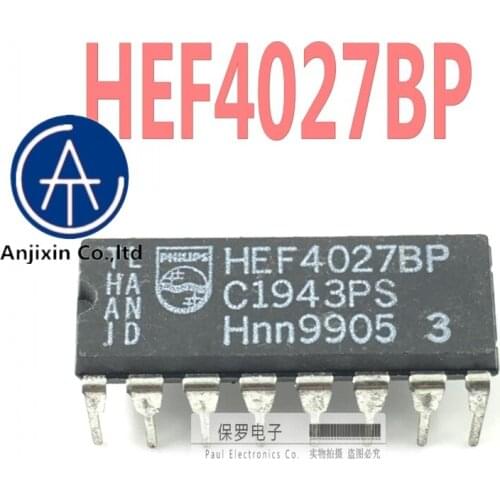 10pcs 100% orginal new trigger HEF4027BP HEF4027 DIP-16 in stock