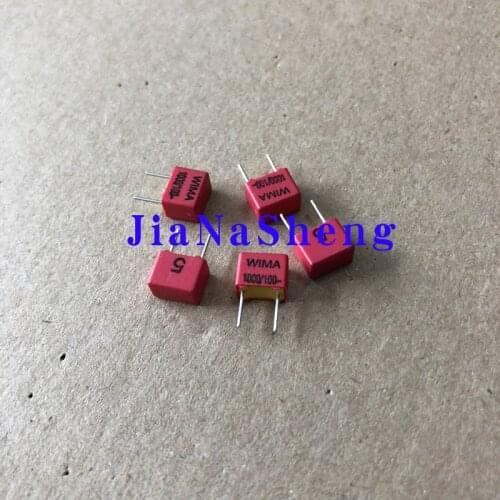 10pcs wima 100v1000PF FKP2 5% AUDIO Capacitor 102 1000pf film capacitor