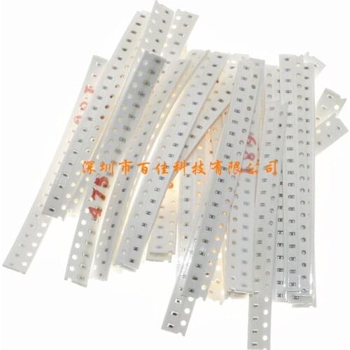 720pcs 36 specifications × 20pcs 1pF-10uF 0603 patch capacitor packs, common component packs