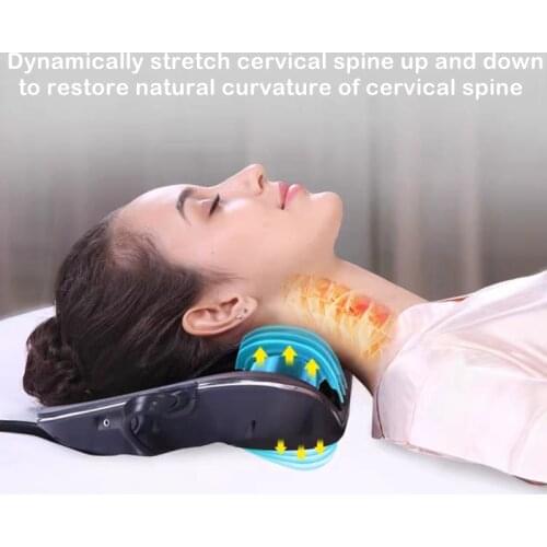 Home Neck Traction Device Low-Frequency Pulse Massager Improves Cervical Curvature Relaxes Muscles And Relieves Lieves Neck Pain