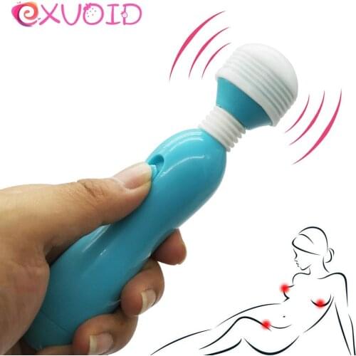 EXVOID AV Stick Vibrator Magic Wand Clitoris Stimulate Silicone Vibrators Sex Toys for Women Body Massager Adult Products
