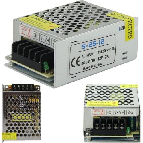 Power Supply AC110-220V DC 5V/12V/24V Switching Driver Adapter 5A/10A/20A/30A Transformer for CCTV Camera DVR System Led Light