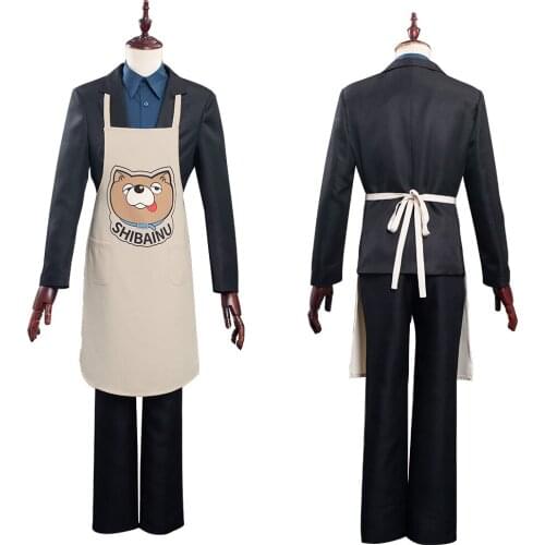 The Way Of Household Husband Tatsu Cosplay Costume Shirt Pants Apron Outfits Halloween Carnival Suit