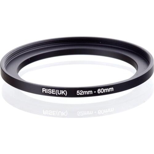 Original RISE(UK) 52mm-60mm 52-60mm 52 to 60 Step Up Ring Filter Adapter black