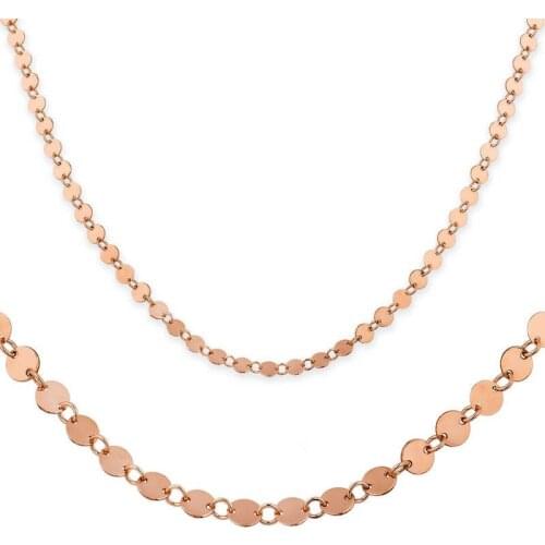 Silverlina Silver Sequin Lady Chain