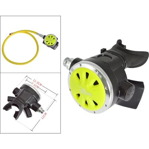 Second Stage Diving Regulator Replacement Scuba Dive ABS Octopus Explorer with Silicone Mouthpiece Diver Equipment