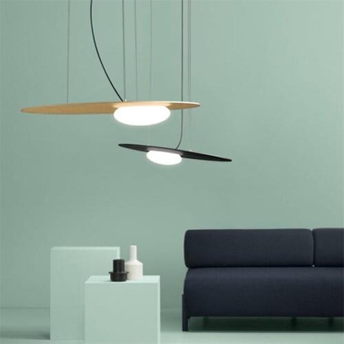 Nordic Designer LED Flying Saucer Pendant Lights Modern Restaurant Bar Luxury Lamps Bedroom Living Room Hanging Lights Lighting