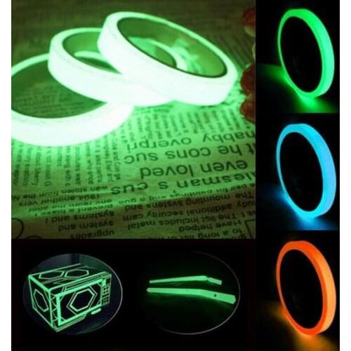 Glow In The Dark Luminous Fluorescent Night Self-adhesive Safety Sticker Tape Home Decor Party Supplies 5m*1.5cm
