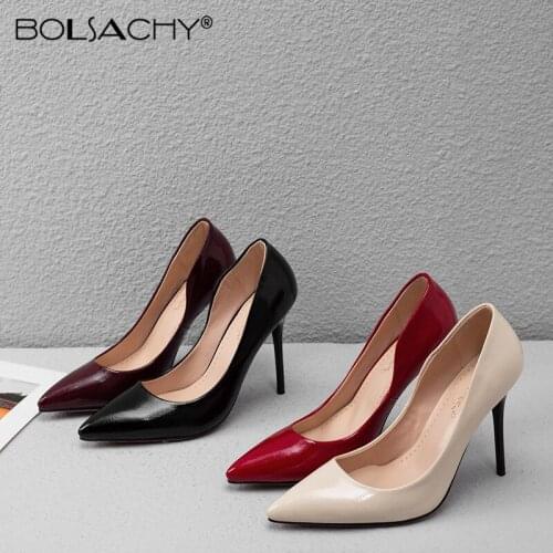 Fashion Women Thin 11cm High Heels Sexy Party Shoes Pointed Toe Heels for Women Pumps Dress Shoes 2021 Spring autumn New 34-43