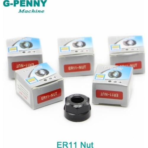 5pcs ER11 -A collet nut for cnc engraving spindle motor / ER11 collet chuck CNC spindle nut Clamping