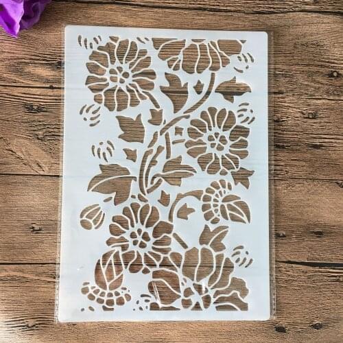 A4 DIY Stencils Wall Painting Scrapbook Coloring Embossing Album Decorative Paper Card Template,wall letter cake mandala