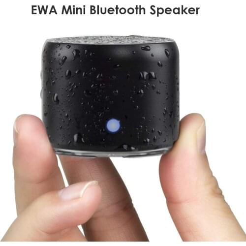 EWA Wireless 5.0 Speakers A103 Pro IP67 Waterproof Portable Mini Speaker With Carry Case Bass Radiator Outdoors Home