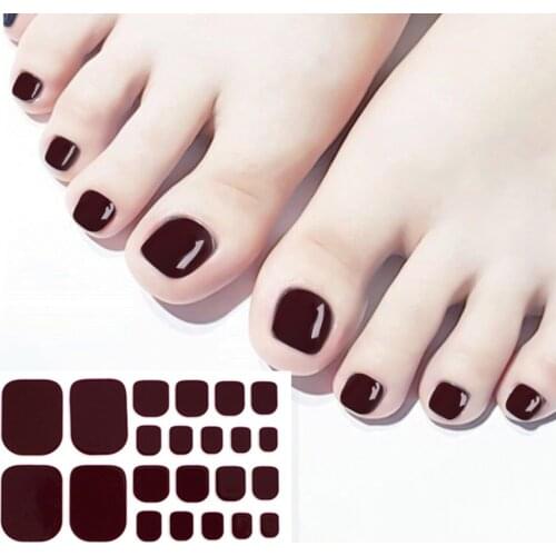 Nail Art Decorations Manicure Summer Toenails Sticker Nail Design Accessories False Nail Polish Fake Nail Glue Nails Stickers