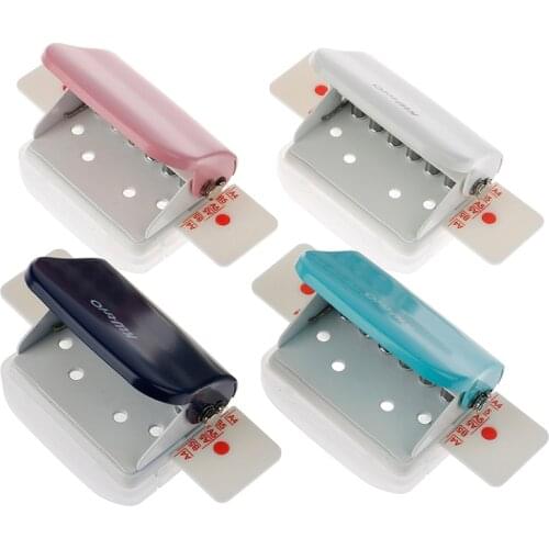 DIY Loose Leaf Hole Punch Handmade Loose-leaf Paper Hole Puncher Stationery 11.8x5.6x5.8cm
