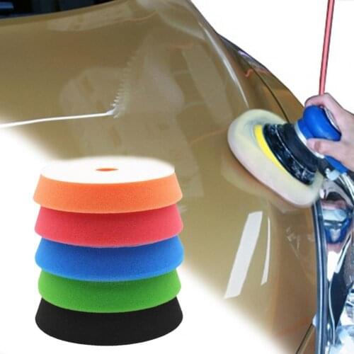 5Pcs Polishing Sponge Universal Portable 6 inch Car Polish Wheel Buffing Pad полировальная машинка