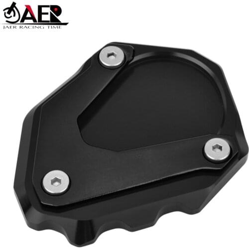 JAER Motorbike CNC Side Stand Extension Plate Kickstand Enlarge Pad For BMW R nineT RnineT R nine T 2014 2015 2016 R1ST K21