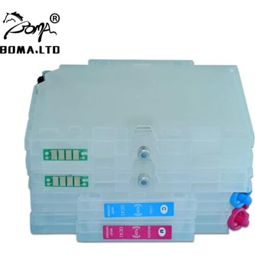 10 Set/Lot Empty With GC41 ARC Chip Refill Ink Cartridges For Ricoh GC41 SG3100 SG2100 SG3110 SG7100 SG3110DN SG3100DNW