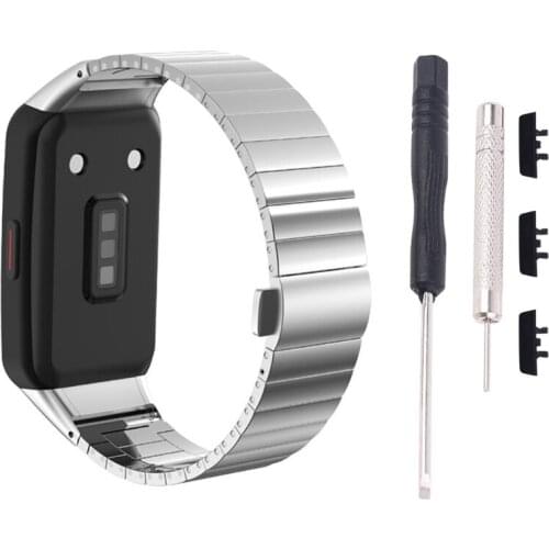 Stainless Steel Wristband Metal Strap For -Huawei Honor Band 6 Smart Bracelet E15E