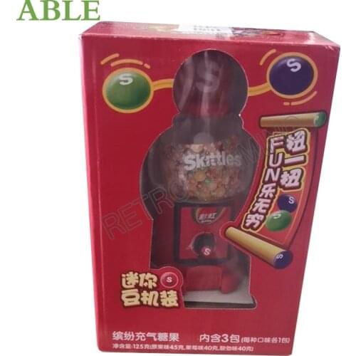 Mini candy vending machine Childrens toys Lovers Gift Capsule machine no coin acceptor Halloween sugar