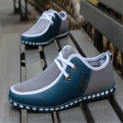 Mens Summer Fashion Casual Canvas Sneaker Shoes Ultralight Flattie Breathable Shoes
