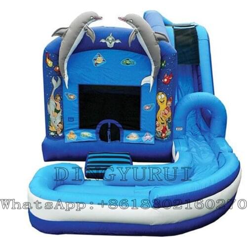 New Arrival PVC Inflatable Bouncer Slide Combo Outdoor Kids Jumping House Trampoline Game