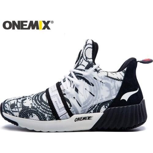 ONEMIX Classic Style Men Shoes Casual Sneakers High Top Winter Snow Boots Women Ankle Boots Outdoor Hiking Treking Tennis Shoe