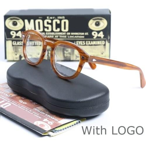 Eyeglasses Frame Men Women With Computer Optical Retro Johnny Depp Lemtosh Acetate Glasses Spectacle Frame Clear Lens
