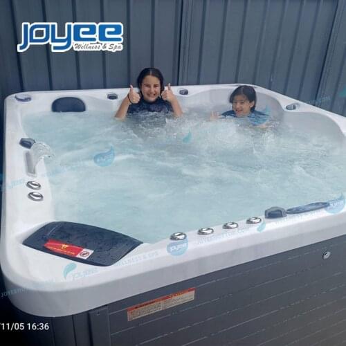 JOYEE Wholesale SPA Products Jets Whirlpool Outdoor Hot Tub 5 Person Bath Hydro Lazy z Spa Tub With Balboa System In Garden