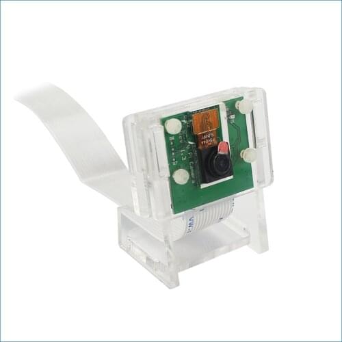S ROBOT Raspberry Pi 4 5MP Camera Holder Acrylic Support Transparent Bracket Case Box for V2 Official Camera RPI153