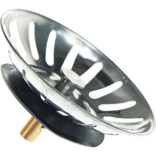 Kitchen Sink Bath Shower Bathroom Plug Food Hair Strainer Drainer Block Cover Kitchen Sink Strainer Stopper Waste Plug Sink