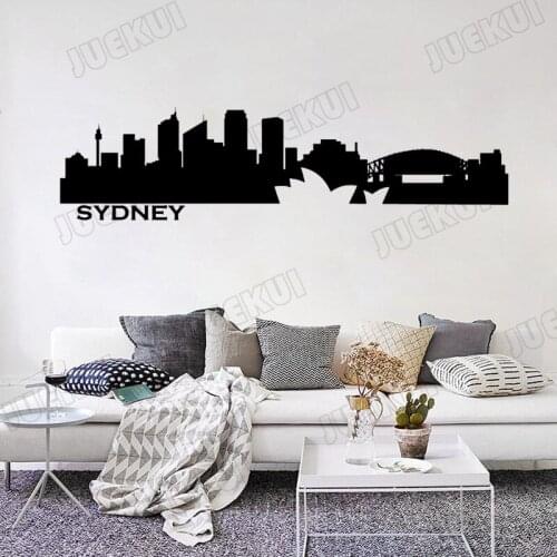Sydney Characteristic Building Removable Wallpaper Vinyl Home Decor Wall Stickers for Living Room Art Decor Poster TA514