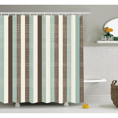 Floral Shower Curtain Vintage Soft Floral with Dotted Background Nature Inspiration Image Bath Curtains for Bathroom Decor