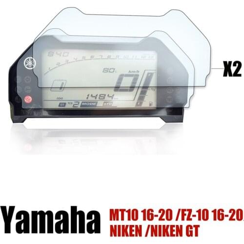 Motorcycle Dashboard Speedometer Instrument Screen Film Shield For Yamaha MT10 FZ10 MT-10 FZ-10 MT FZ 10 2016-2020 NIKEN GT