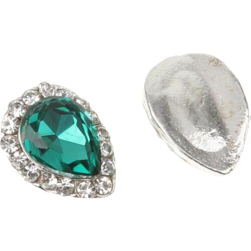 10Pcs 3D Nail Art Tips Decorations Alloy Rhinestones Jewelry Manicure