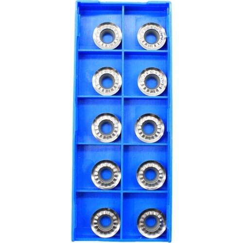 10PCS RPGT1204 MO AK H01 Aluminum cutter blade Insert Cutting Tool turning tool CNC Tools AL +TIN Alloy wood face milling