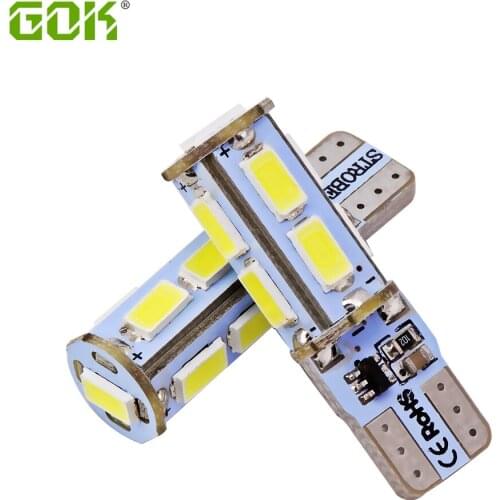 100PCS/LOT T10 led strobe high quality t10 9led flash w5w t10 9smd led 5730 5630 smd car led Light car-styling Bulb wholesale
