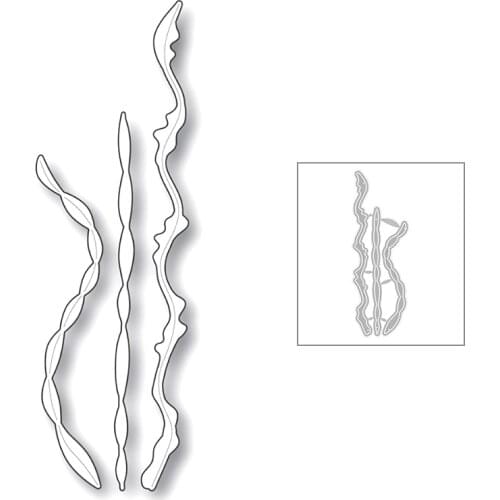 2020 New Ocean Plant Coral Metal Cutting Dies For DIY Cut Paper Craft Making Seaweed Greeting Card and Scrapbooking No Stamp Set