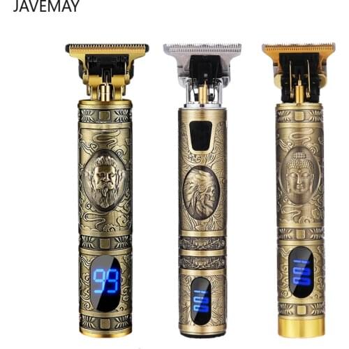 2021 T9 Electric Hair Trimmer for Men Professional Electric Cordless Shaver Beard Barber Hair Cutting Machine Hair Clippers Men