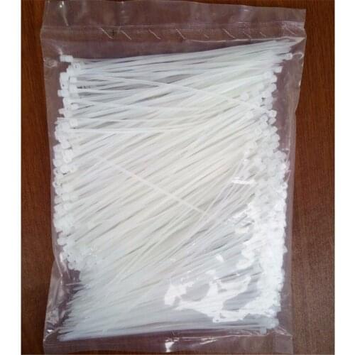 500pcs 4*100/120/150/180/200/250/300mm Self-Locking Nylon Cable Tie Plastic Cable Zip Wire Tie Cord Strap