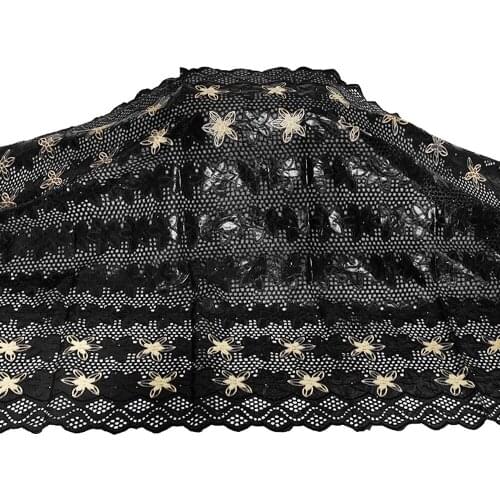 African Fabric Embroidery Cotton Bazin Riche Materials Brocade Fabric 2020 High Quality Stoffa Cotone Nigerian Wedding 5 yards